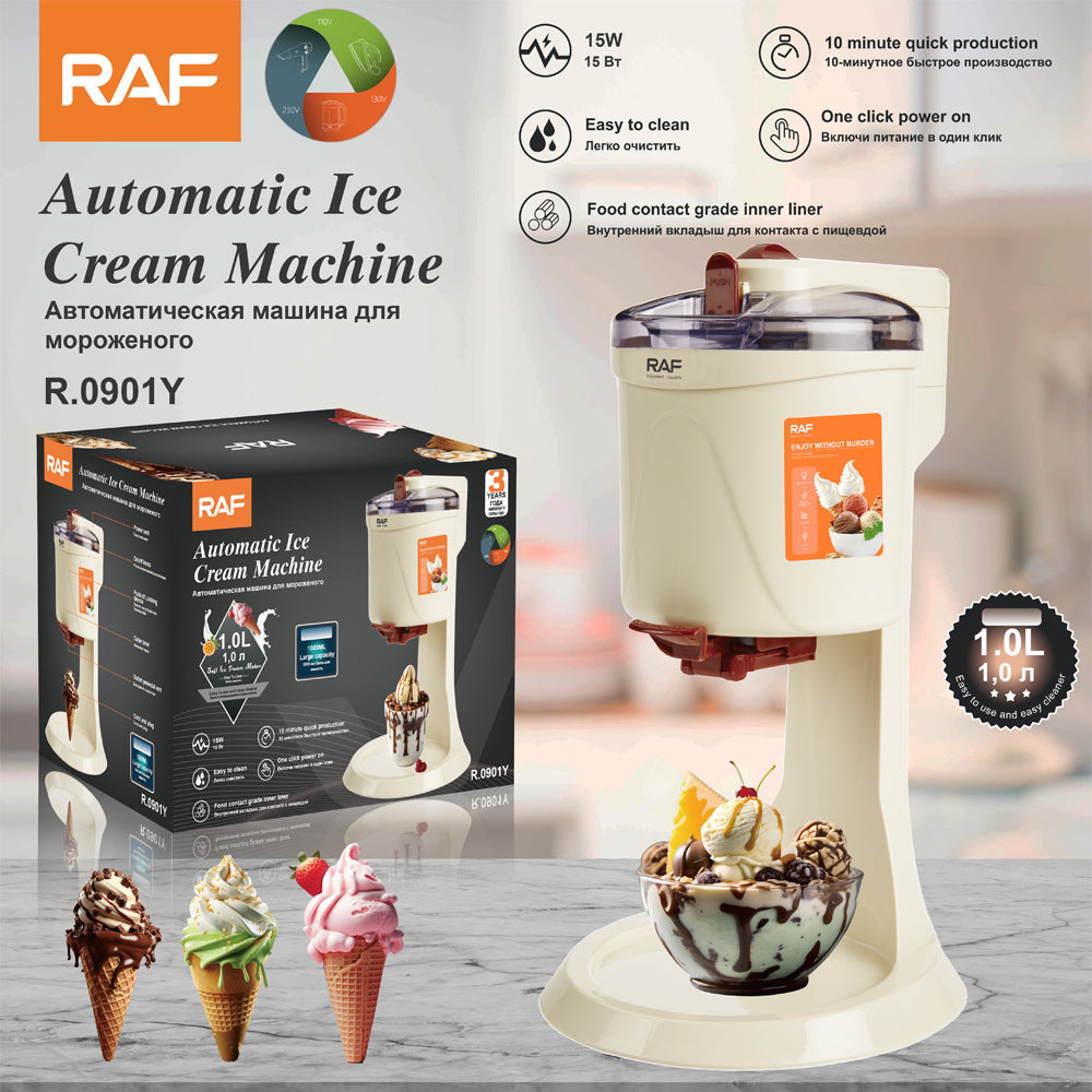 Compact Ice Cream Machine for Home DIY Cones