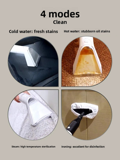 Home Use Multi Functional High Temperature Steam Sterilizing Carpet and Fabric Cleaner for Sofa Curtain