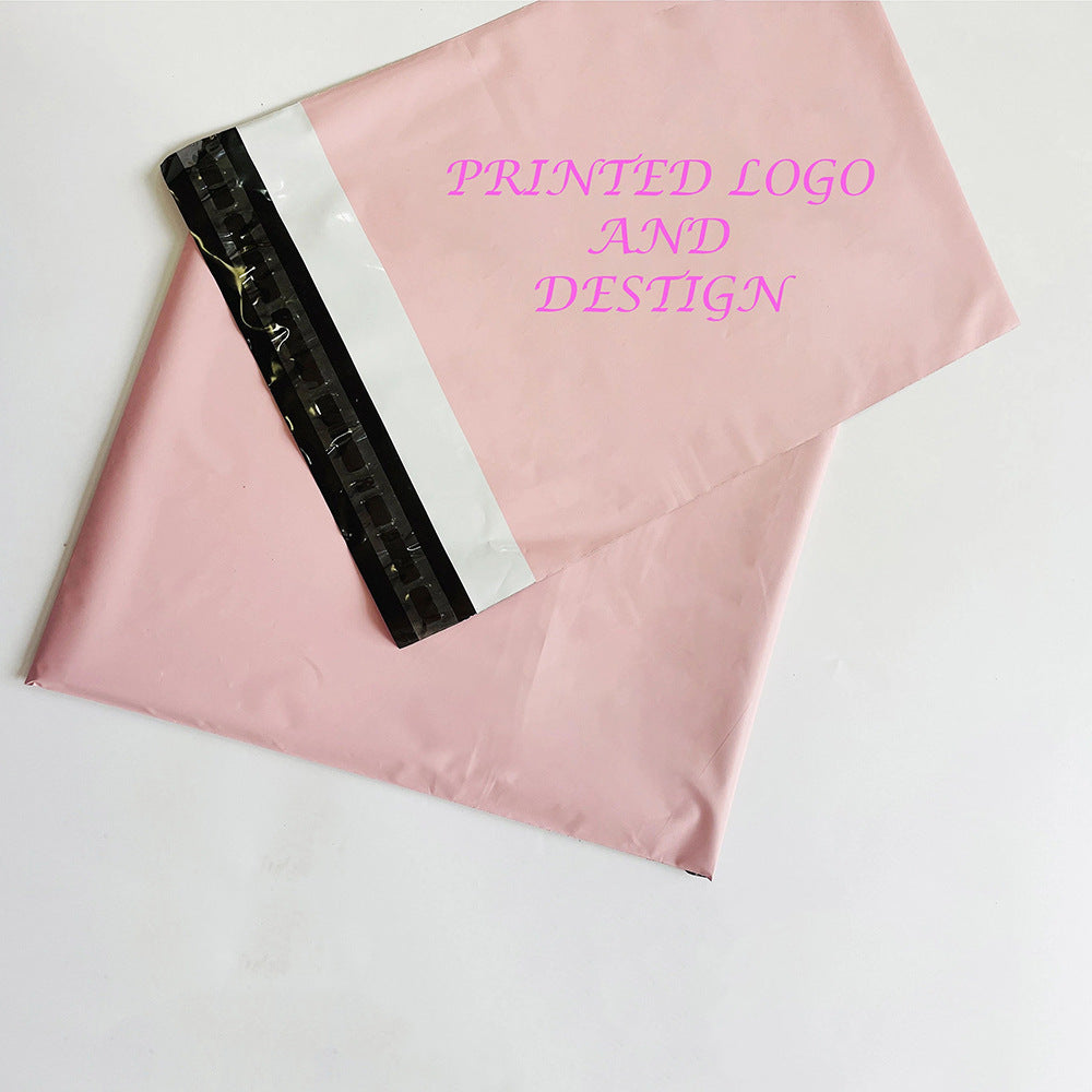Customized Pink Courier Bags Wholesale Thickened Waterproof Logistics Self-Adhesive Bags