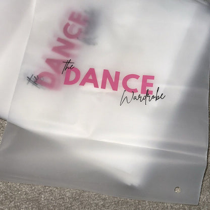 Biodegradable CPE Frosted Semi-Transparent Zipper Mailer Bag Clothing Towel Packaging Self-Sealing Plastic Clothes Zipper Bag