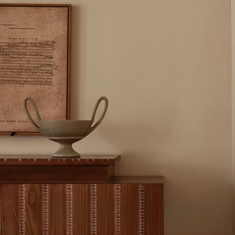 French Resin Double-Eared Artistic Fruit Tray Perfect for Vintage Coffee Tables