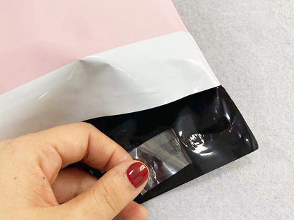 Customized Pink Courier Bags Wholesale Thickened Waterproof Logistics Self-Adhesive Bags