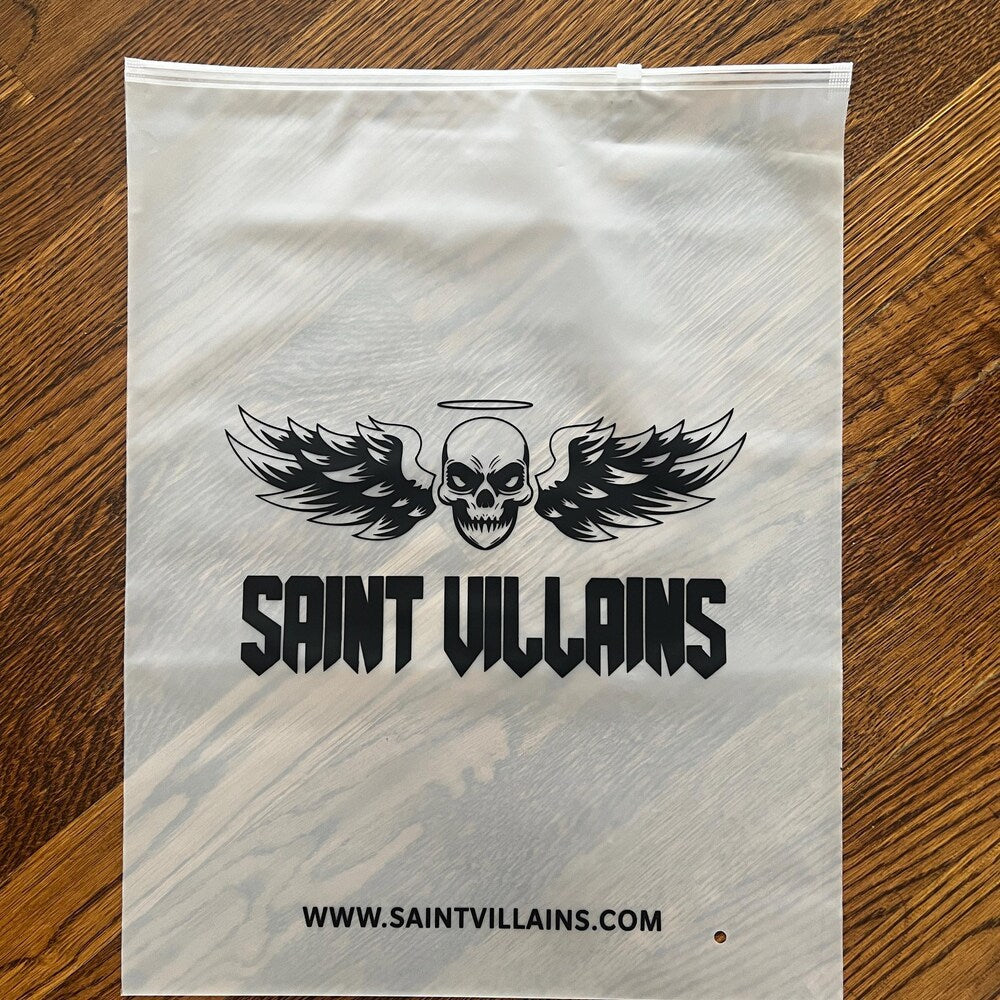 Biodegradable CPE Frosted Semi-Transparent Zipper Mailer Bag Clothing Towel Packaging Self-Sealing Plastic Clothes Zipper Bag