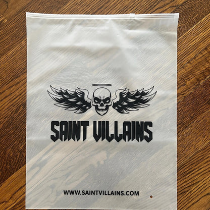 Biodegradable CPE Frosted Semi-Transparent Zipper Mailer Bag Clothing Towel Packaging Self-Sealing Plastic Clothes Zipper Bag