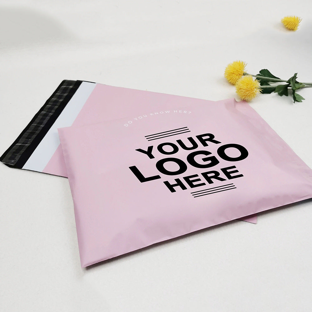 Customized Pink Courier Bags Wholesale Thickened Waterproof Logistics Self-Adhesive Bags