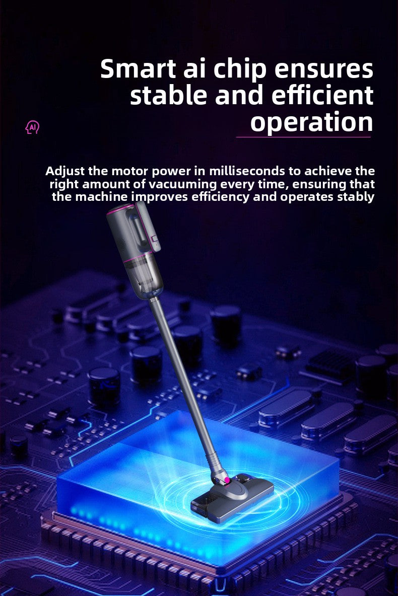 Wireless Home Vacuum with Strong Suction for Carpet Pet Hair Cleaning