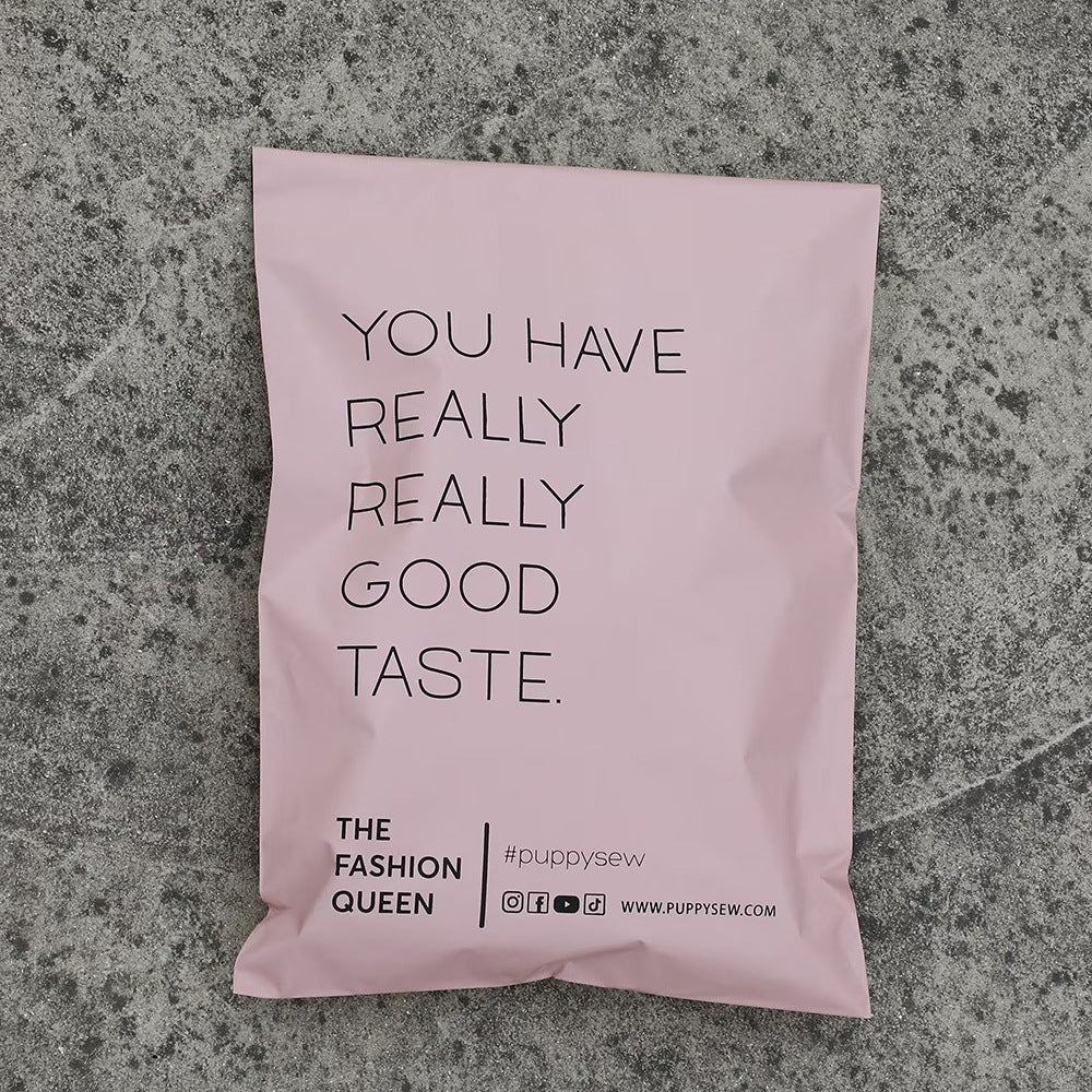 Customized Pink Courier Bags Wholesale Thickened Waterproof Logistics Self-Adhesive Bags