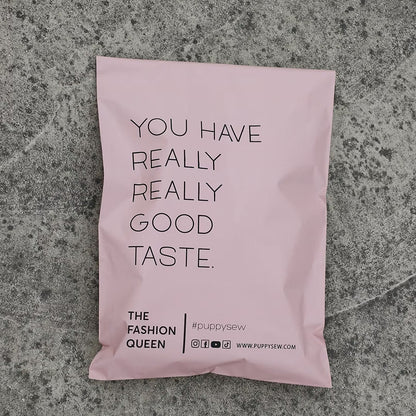 Customized Pink Courier Bags Wholesale Thickened Waterproof Logistics Self-Adhesive Bags
