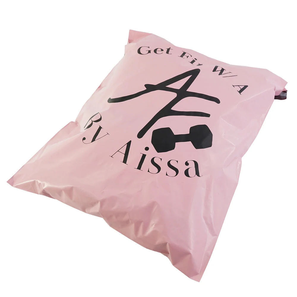 Customized Pink Courier Bags Wholesale Thickened Waterproof Logistics Self-Adhesive Bags