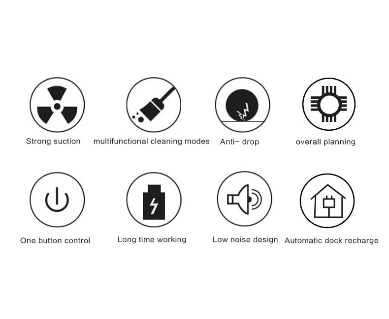 All-in-One Auto-Return Charging Vacuum Sweep Mop Robot