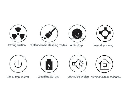 All-in-One Auto-Return Charging Vacuum Sweep Mop Robot