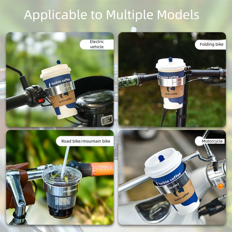 Bicycle Aluminum Frame Cup Holder for Coffee Tea on Mountain Road Bikes