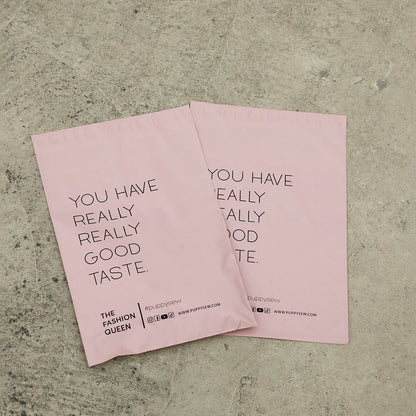 Customized Pink Courier Bags Wholesale Thickened Waterproof Logistics Self-Adhesive Bags