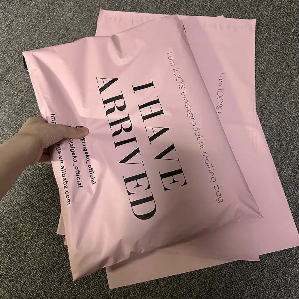 Customized Pink Courier Bags Wholesale Thickened Waterproof Logistics Self-Adhesive Bags