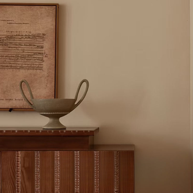 French Resin Double-Eared Artistic Fruit Tray Perfect for Vintage Coffee Tables