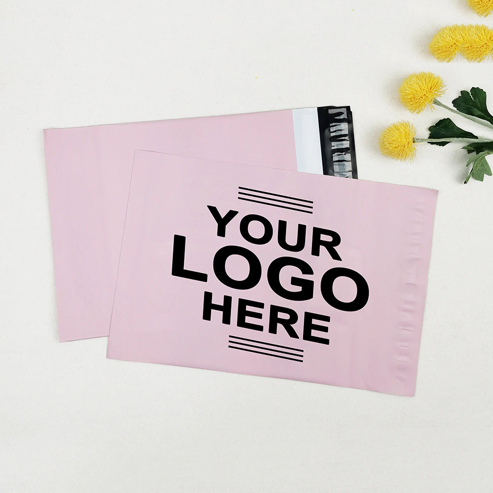 Customized Pink Courier Bags Wholesale Thickened Waterproof Logistics Self-Adhesive Bags