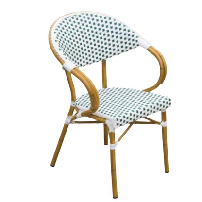 Modern Waterproof Rattan Furniture Set For French Cafe Outdoor Patio Balcony Garden Indoor Use