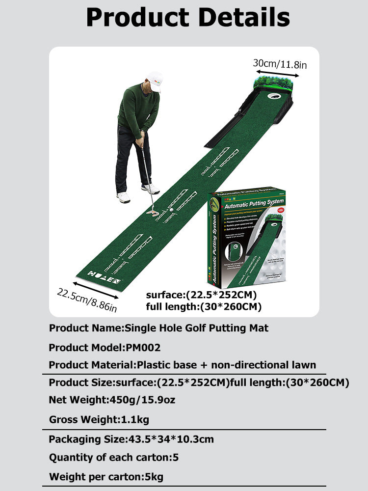 Portable Indoor Golf Putting Practice Trainer