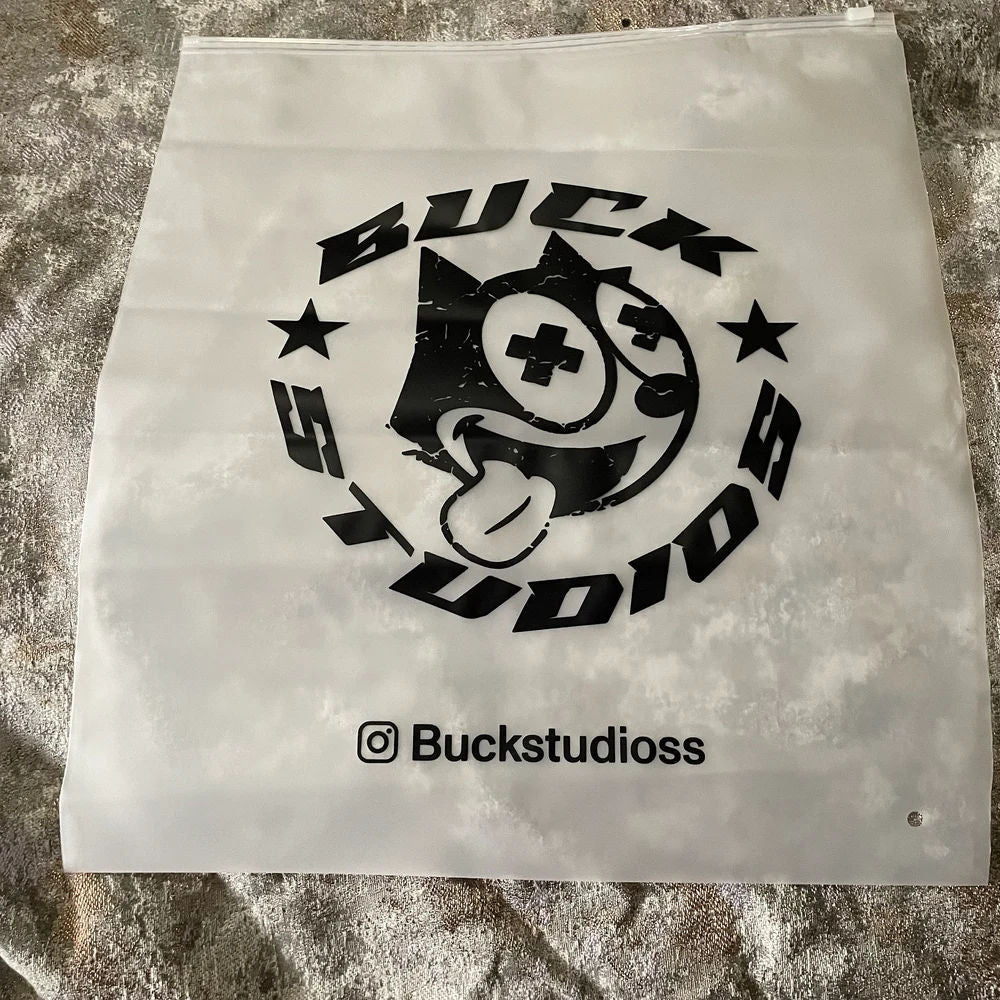 Biodegradable CPE Frosted Semi-Transparent Zipper Mailer Bag Clothing Towel Packaging Self-Sealing Plastic Clothes Zipper Bag