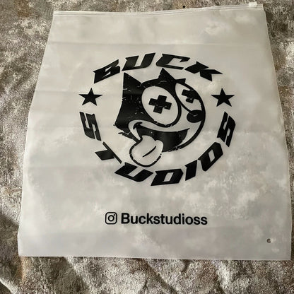 Biodegradable CPE Frosted Semi-Transparent Zipper Mailer Bag Clothing Towel Packaging Self-Sealing Plastic Clothes Zipper Bag