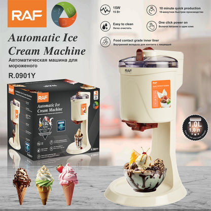 Compact Ice Cream Machine for Home DIY Cones