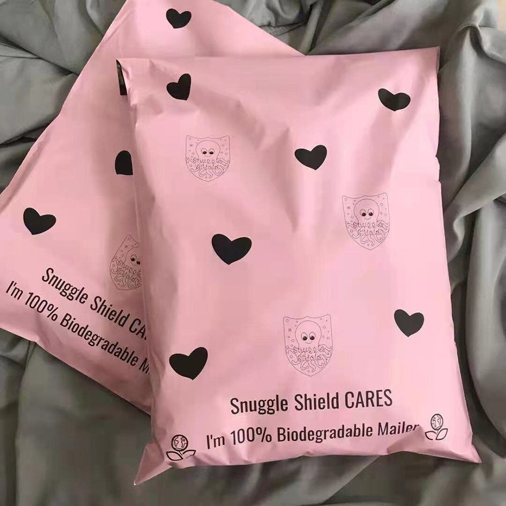 Customized Pink Courier Bags Wholesale Thickened Waterproof Logistics Self-Adhesive Bags