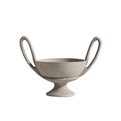 French Resin Double-Eared Artistic Fruit Tray Perfect for Vintage Coffee Tables