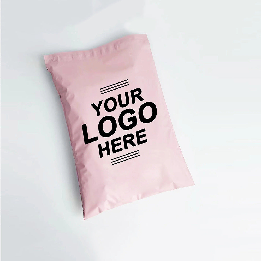 Customized Pink Courier Bags Wholesale Thickened Waterproof Logistics Self-Adhesive Bags