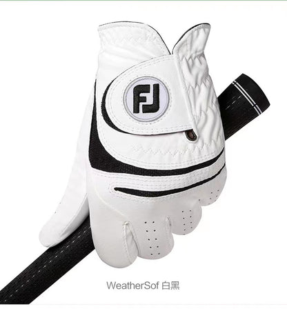 Breathable Lambskin Golf Gloves Antislip Left Right Hand Durable Single