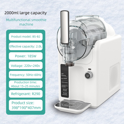 Home Snow Melter Ice Cream Slush Machine 