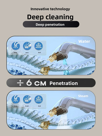 Home Use Multi Functional High Temperature Steam Sterilizing Carpet and Fabric Cleaner for Sofa Curtain