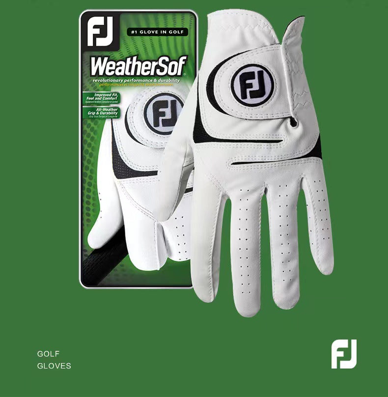 Breathable Lambskin Golf Gloves Antislip Left Right Hand Durable Single