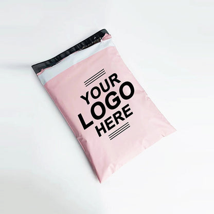 Customized Pink Courier Bags Wholesale Thickened Waterproof Logistics Self-Adhesive Bags