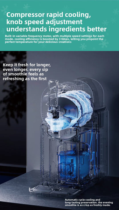 Home Snow Melter Ice Cream Slush Machine 