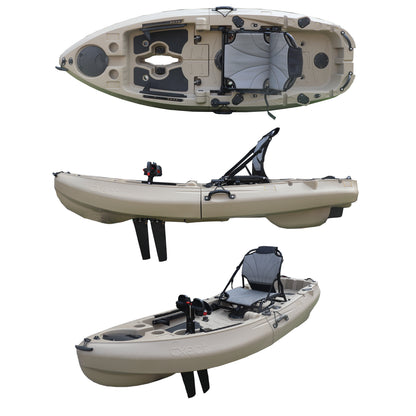 Foldable Portable Kayak for Solo Fishing and Kayaking