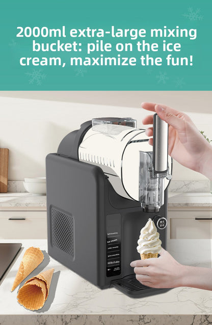 Home Snow Melter Ice Cream Slush Machine 