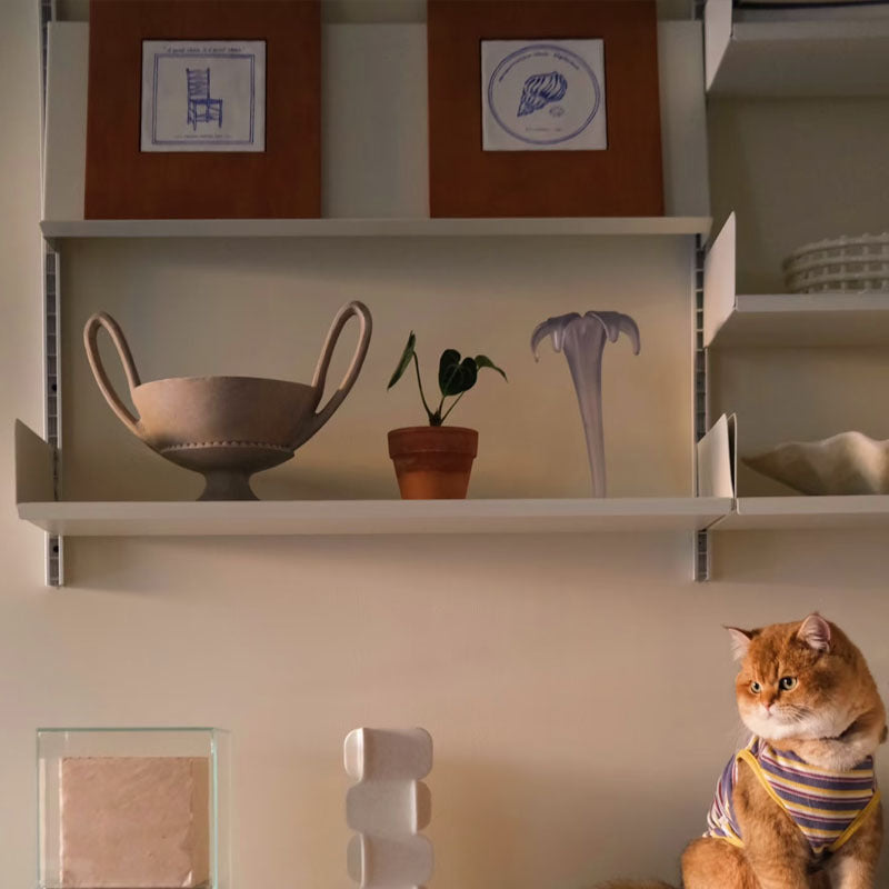 French Resin Double-Eared Artistic Fruit Tray Perfect for Vintage Coffee Tables