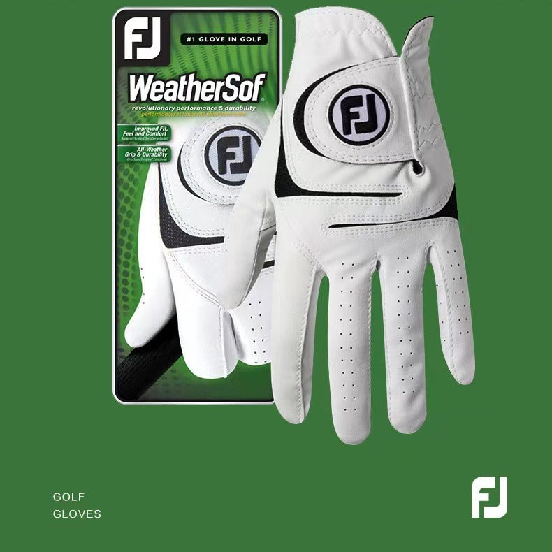 Breathable Lambskin Golf Gloves Antislip Left Right Hand Durable Single