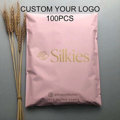 Customized Pink Courier Bags Wholesale Thickened Waterproof Logistics Self-Adhesive Bags
