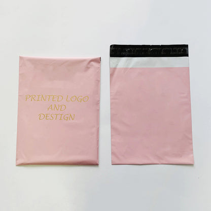 Customized Pink Courier Bags Wholesale Thickened Waterproof Logistics Self-Adhesive Bags