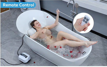 Home Surfing Massage Bath Mat SPA Hydrotherapy Machine Bathtub Bubble Maker Non Slip Full Body Massager