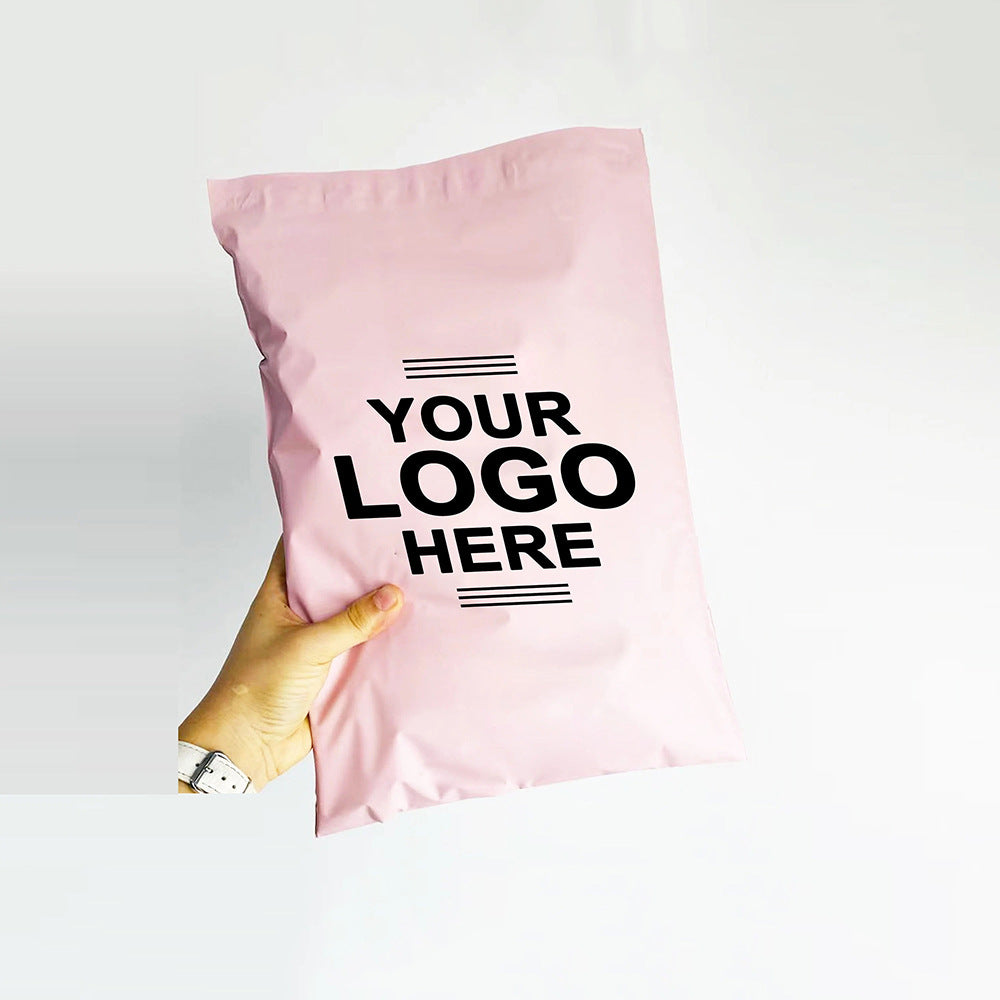 Customized Pink Courier Bags Wholesale Thickened Waterproof Logistics Self-Adhesive Bags
