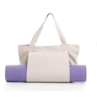 Yoga Pilates Mat Canvas Carry Bag for Outdoor Fitness Travel