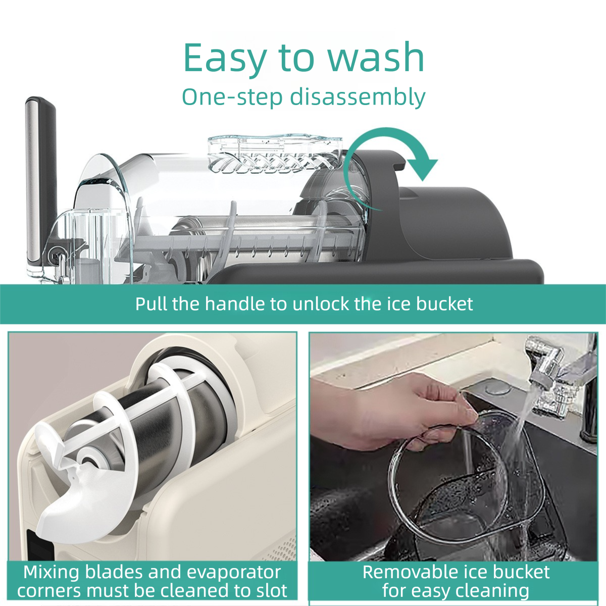 Home Snow Melter Ice Cream Slush Machine 